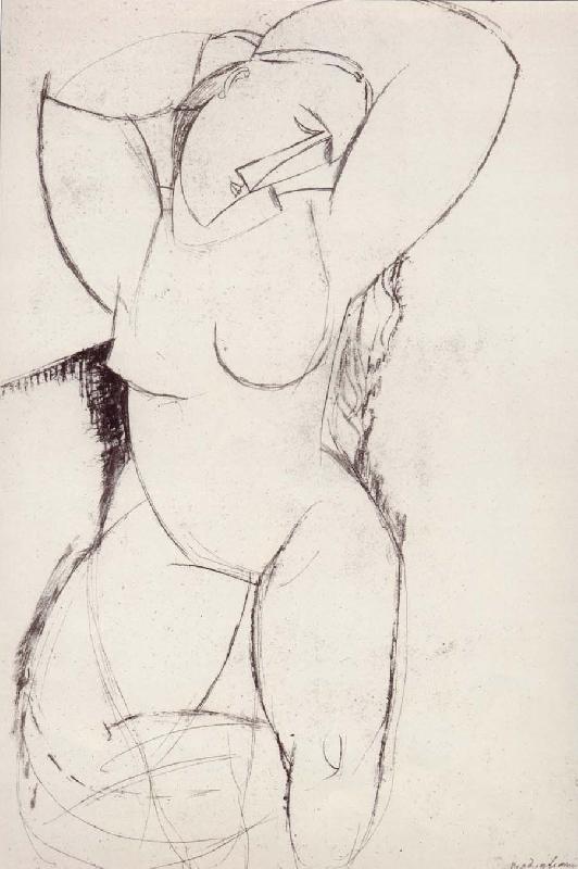 Amedeo Modigliani Caryatid Study